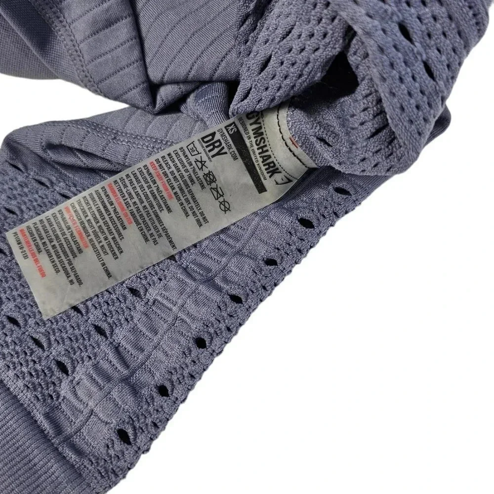 Gymshark Energy Seamless Leggings Size XS Purple Athletic Activewear - Picture 5 of 7